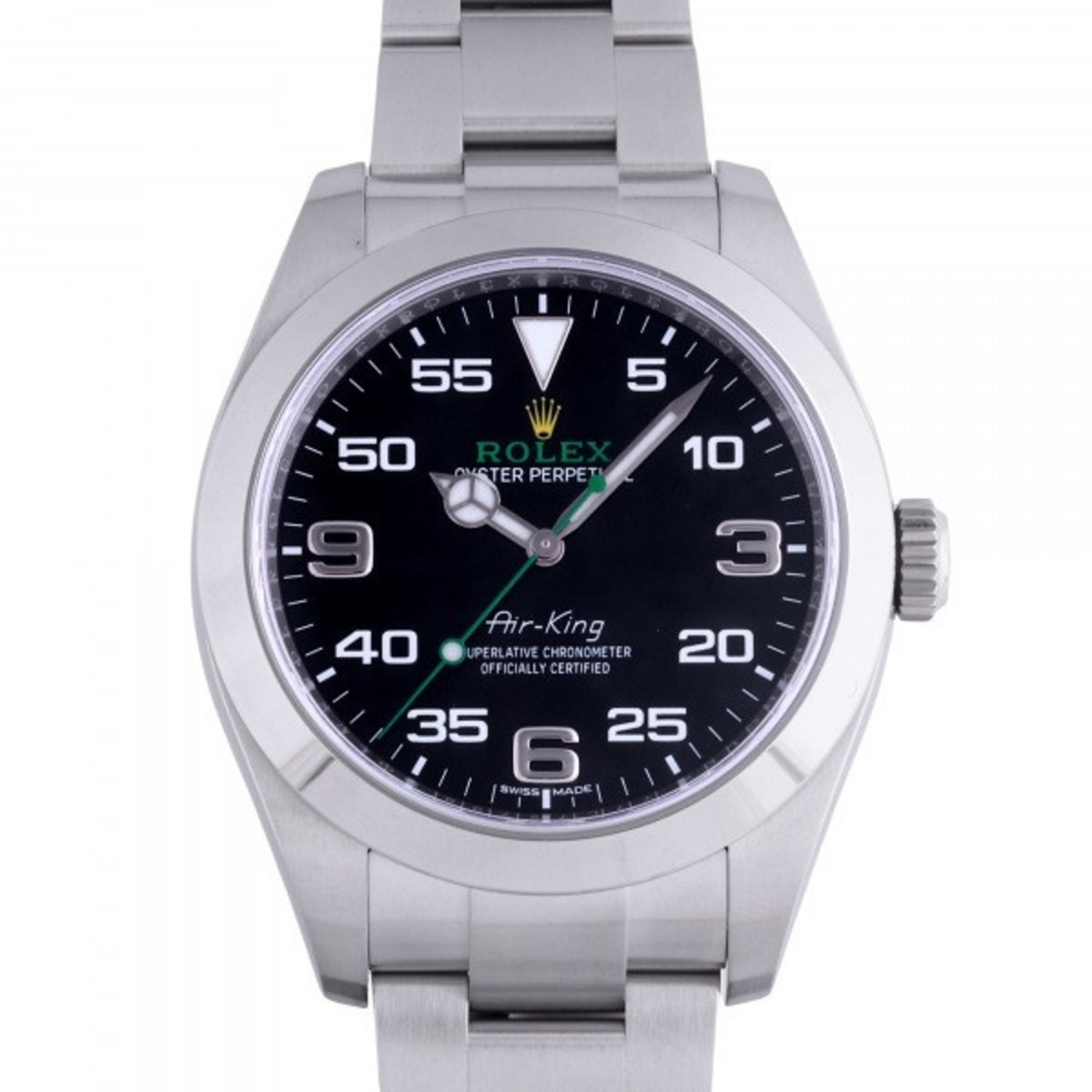 Rolex ROLEX Air King 116900 black dial watch men