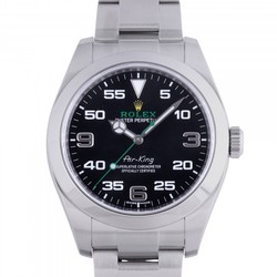 Rolex ROLEX Air King 116900 black dial watch men