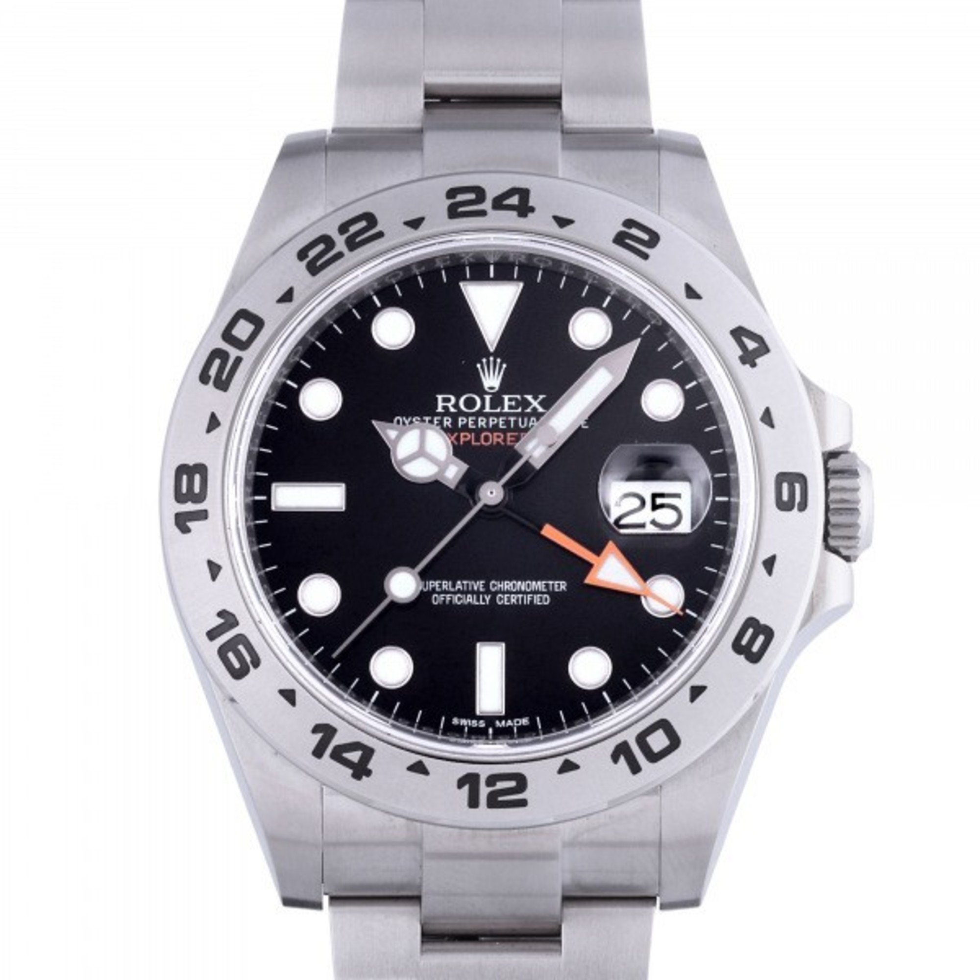 Rolex ROLEX Explorer II 216570 black dial watch men __