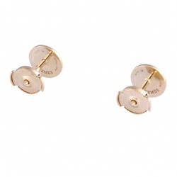 Hermes Ex Libris TPM Earrings/Earrings K18PG Pink Gold