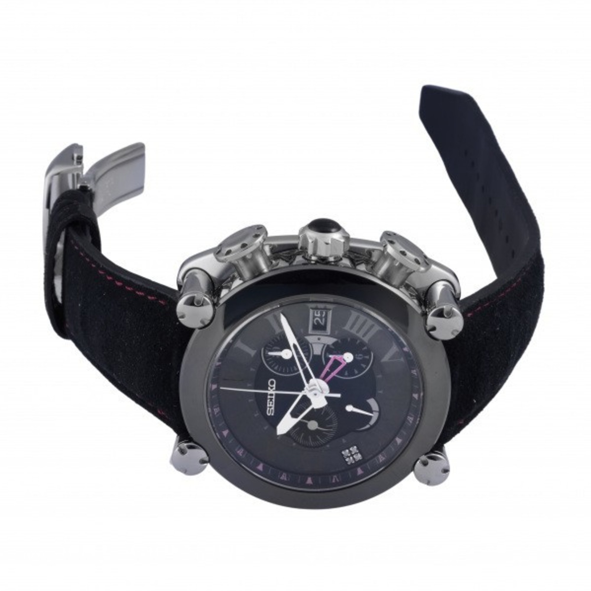Seiko SEIKO galante SBLA107 black dial watch men's