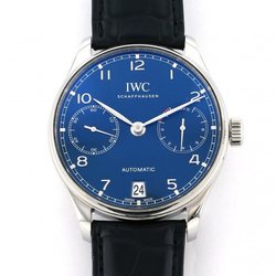 IWC Portugieser Automatic 7 Days IW500710 Blue Dial Watch Men's