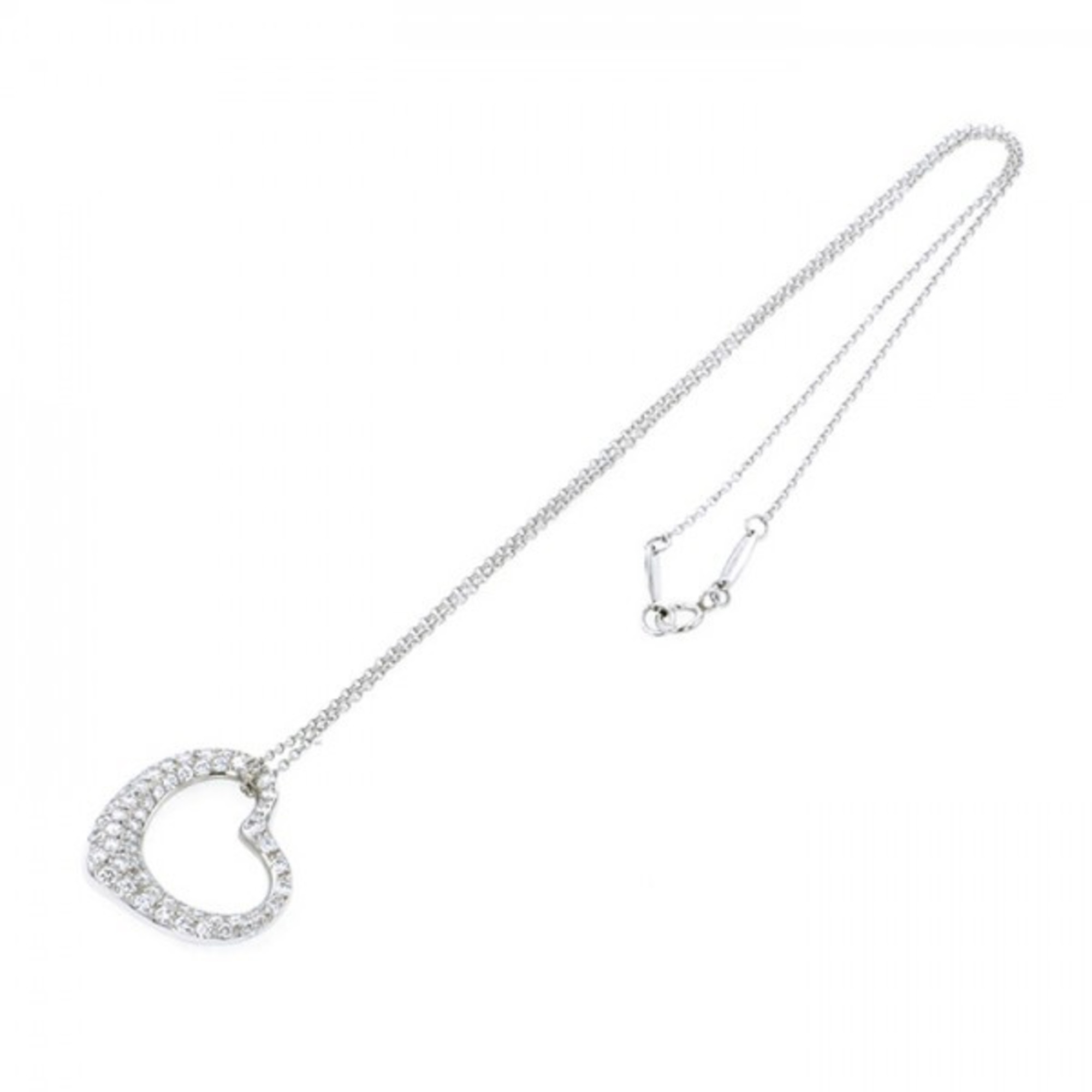 Tiffany Open Heart Necklace/Pendant PT950