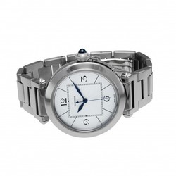 Cartier Pasha W30187M9 silver dial watch men's