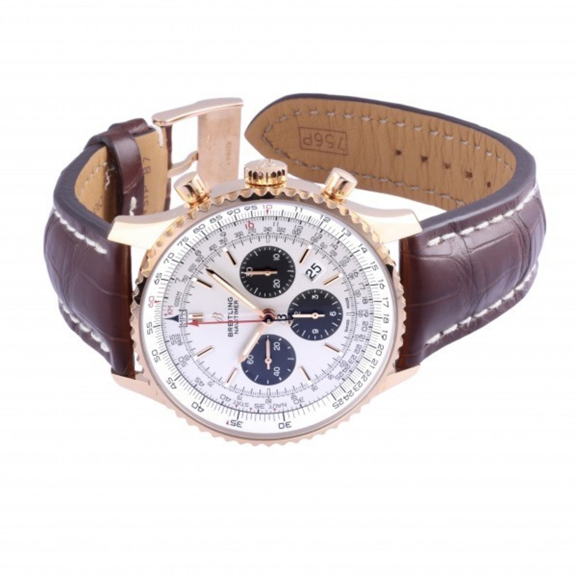 Breitling BREITLING Navitimer RB0127121G1P1 silver dial watch men's