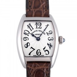 Franck Muller FRANCK MULLER Tonneau curvex 2251QZ silver dial watch men's