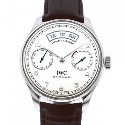 IWC Portugieser Annual Calendar IW503501 Silver Dial Watch Men's