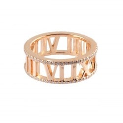Tiffany Atlas Ring K18PG Pink Gold