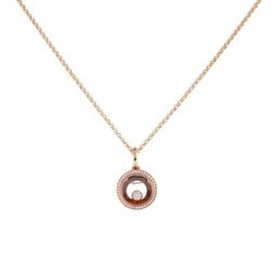Chopard Happy Diamond Necklace/Pendant K18PG Pink Gold