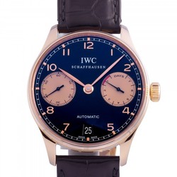 IWC Portugieser Automatic World Limited to 500 IW500121 Black Dial Watch Men's