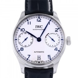 IWC Portugieser Automatic 7 Days IW500705 Silver Dial Watch Men's