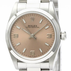 Polished ROLEX Oyster Perpetual 77080 A Serial Automatic Mid Size Watch BF555329