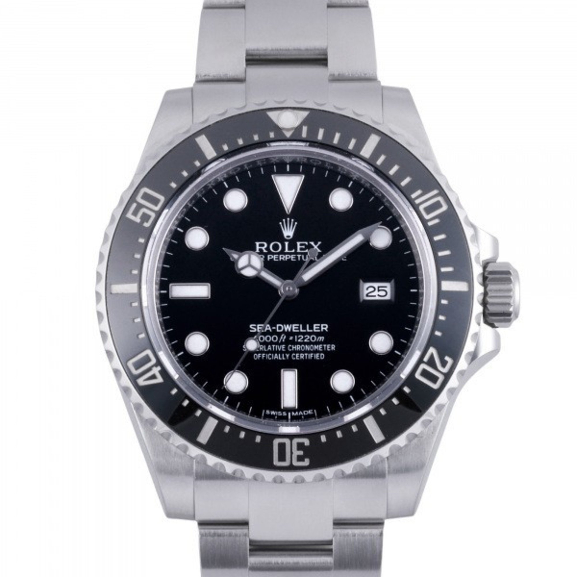 Rolex Sea Dweller 4000 116600 Black Dial Watch Men's