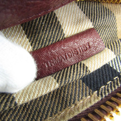 Burberry Women's Leather Shoulder Bag Bordeaux