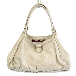 Gucci Guccissima Abby 189835 Women's Leather Handbag Cream