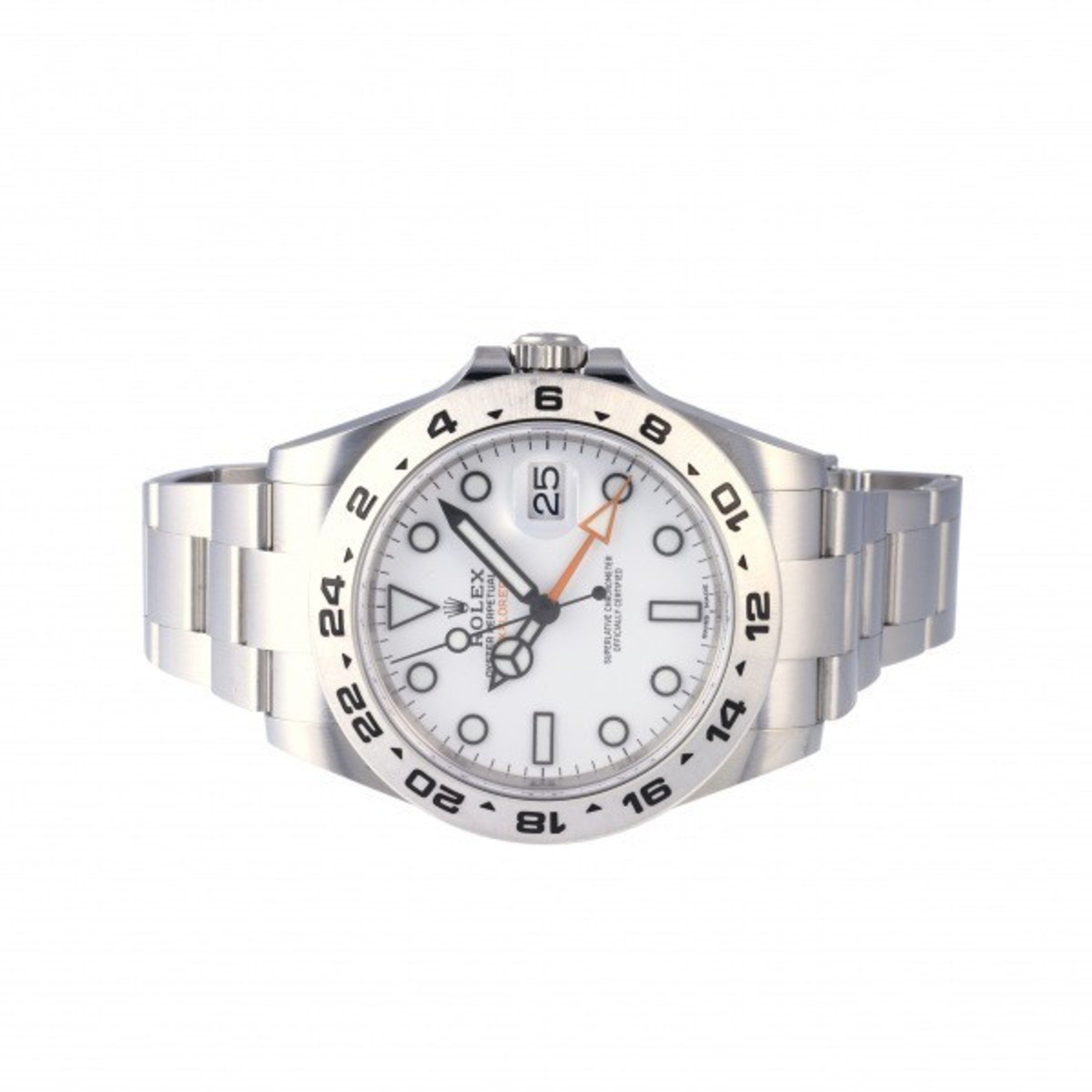 Rolex ROLEX Explorer II 216570 white dial watch men