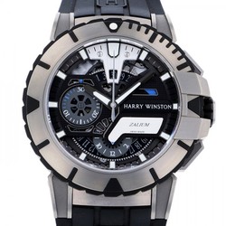 Harry Winston HARRY WINSTON Ocean Sports Chronograph World Limited 300 411/MCA44ZC.K2 Black Dial Watch Men's