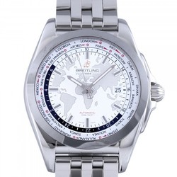 Breitling BREITLING Galactic Unitime Sleek T WB3510U0/A777 White Dial Watch Men's
