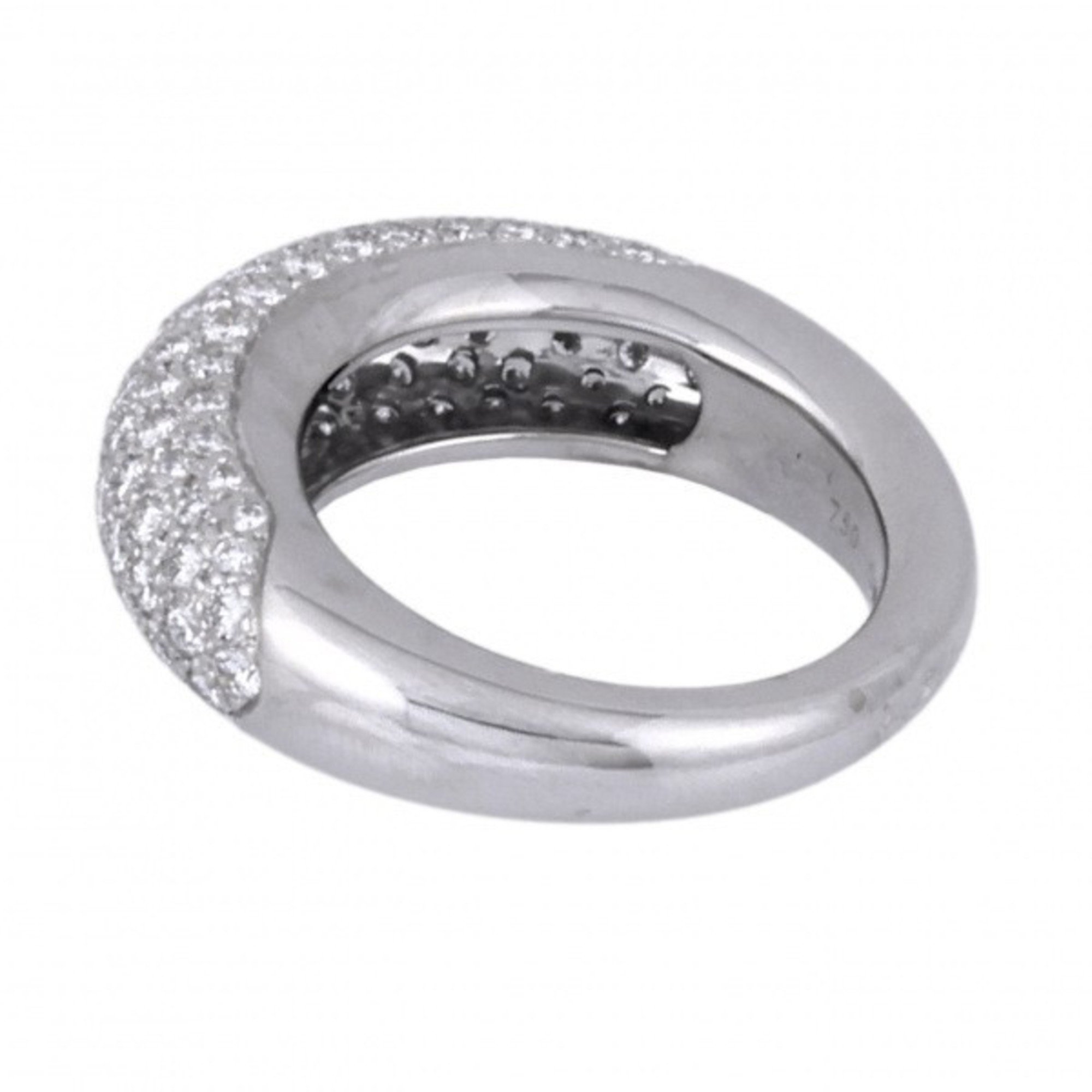 Chaumet Anau Caviar Ring K18WG White gold