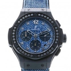Hublot HUBLOT Big Bang Jeans Ceramic Black Diamond 341.CX.2740.NR.1200.JEANS Blue Dial Watch Ladies