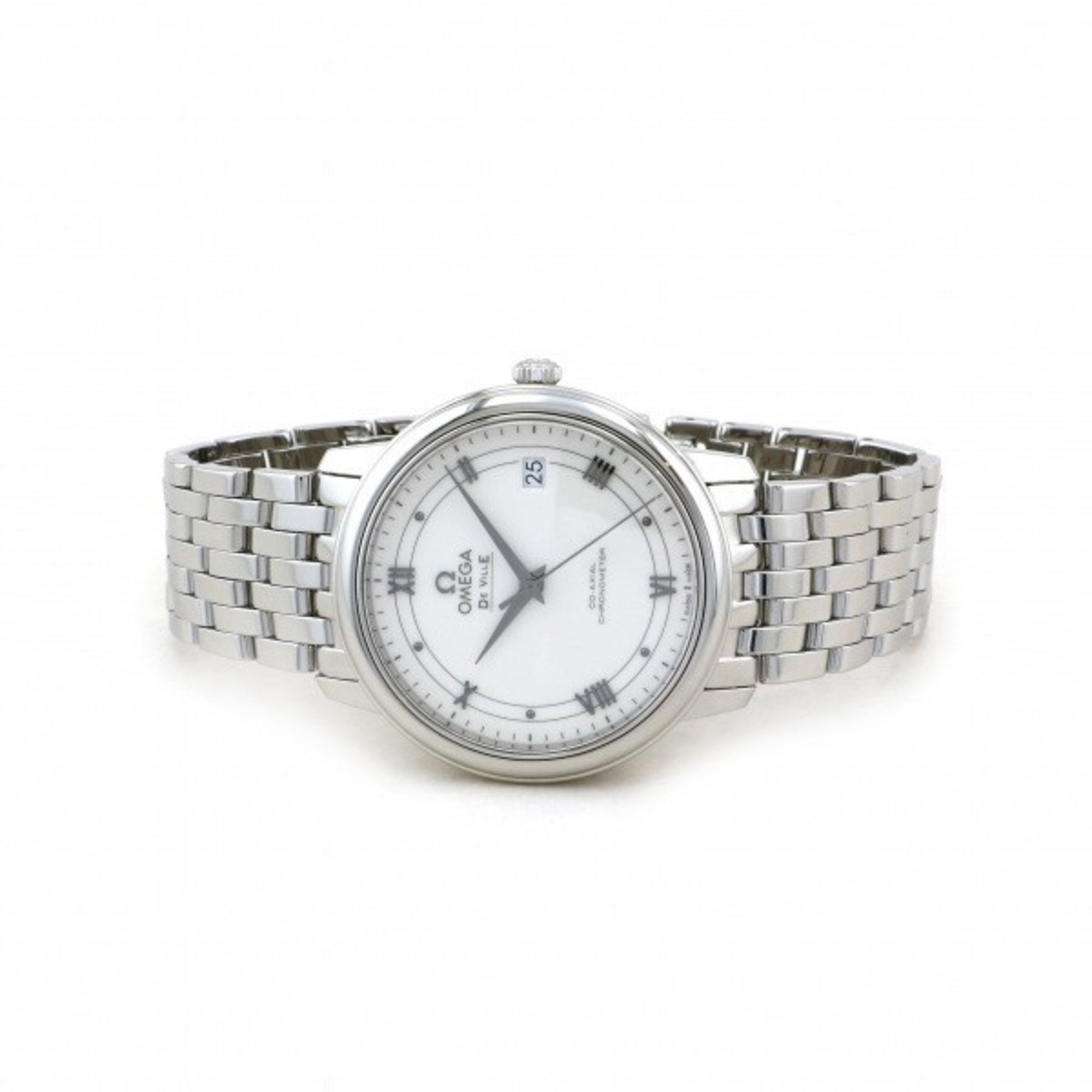 Omega OMEGA De Ville Co-Axial Chronometer 424.10.37.20.04.001 Silver Dial Watch Women's