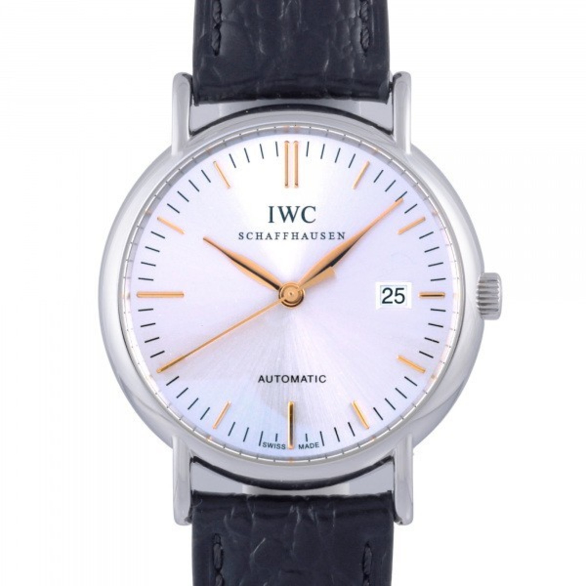 IWC Portofino IW356303 Silver Dial Watch Men's