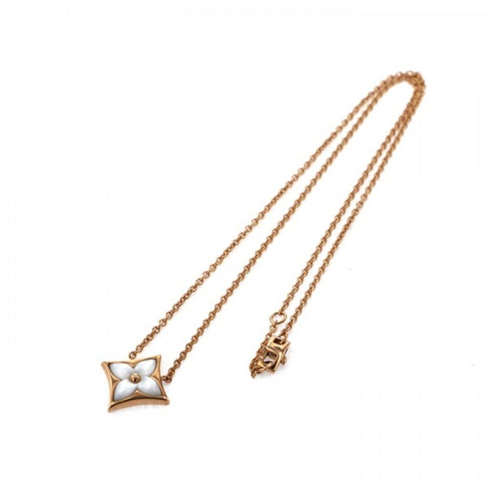 Louis Vuitton Pandantif Monogram Star Nacre Necklace/Pendant