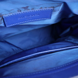 BALENCIAGA Balenciaga Kabas S Tote Bag 363425 Nylon Leather Blue Small Handbag PM