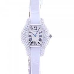 Cartier Tonneau Allondi WJ301750 Silver Dial Watch Women's