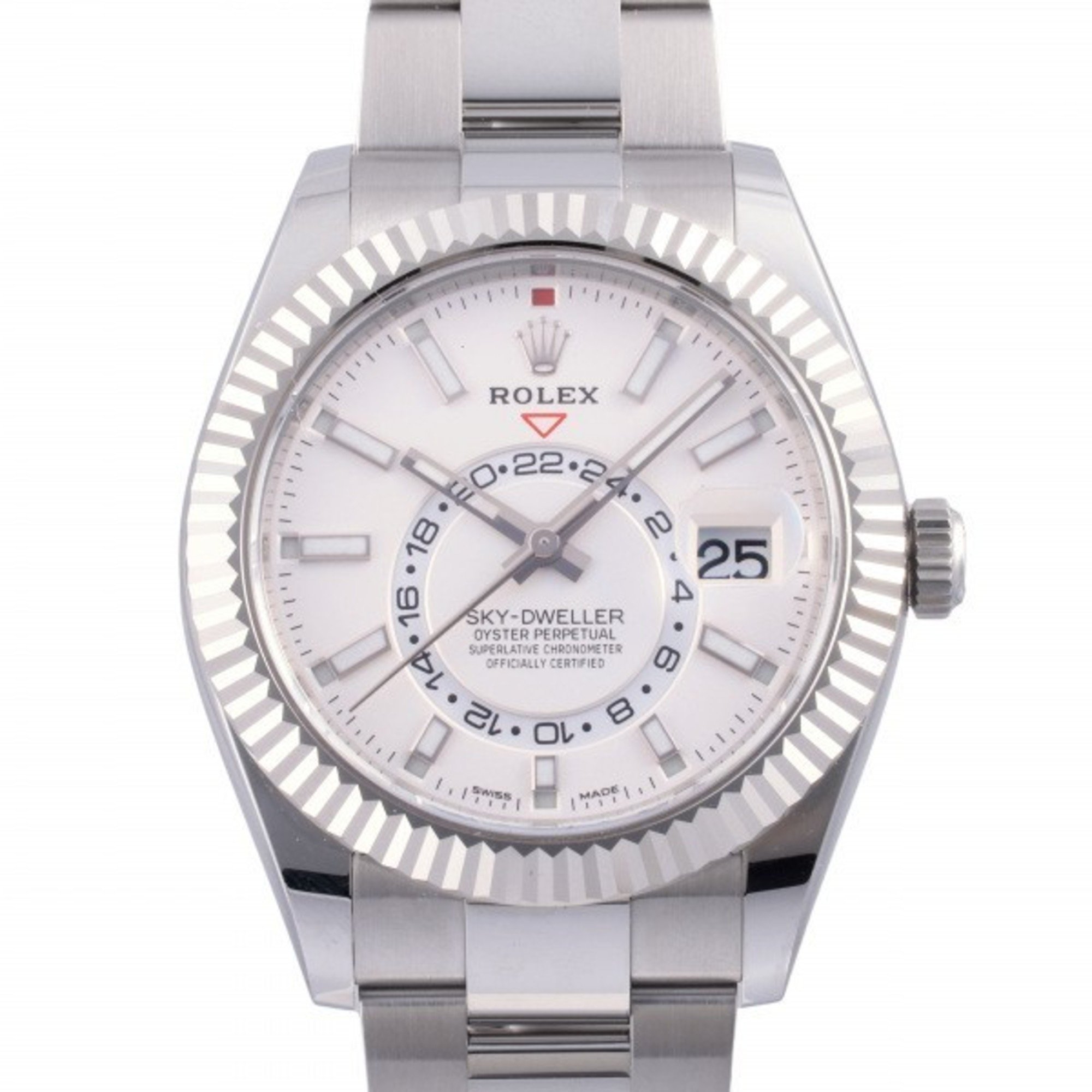 Rolex Sky Dweller 326934 White Dial Watch Men's