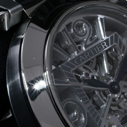 Cartier Pasha WHPA0007 silver/gray dial watch men's