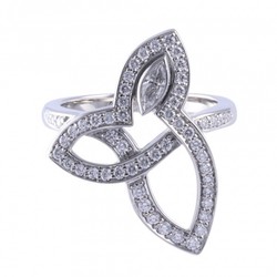 Harry Winston Lily Cluster Ring PT950 Diamond