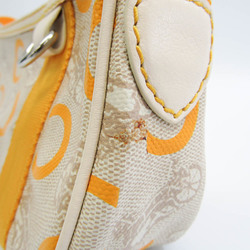 Celine C Macadam Carriage Pattern Women's Leather,PVC Pouch,Shoulder Bag Cream,Yellow