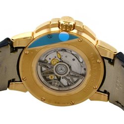 Harry Winston HARRY WINSTON ocean dual time automatic OCEATZ44RR011 black dial watch men's