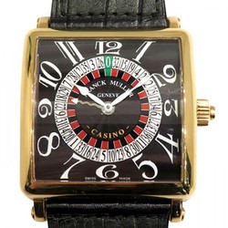 Frank Muller FRANCK MULLER master square casino 6050KCSN black dial watch men's