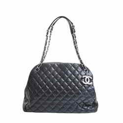 CHANEL Chanel caviar skin matelasse here mark chain shoulder bag black