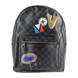 LOUIS VUITTON League Josh Damier Graphite Backpack Bag Black