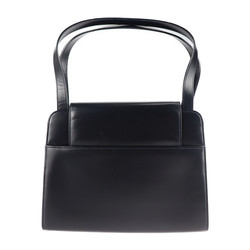 CARTIER Cartier sapphire line handbag calf dark navy mini bag