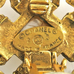 Chanel Cocomark Vintage Gold Plated 23 Women's Earrings