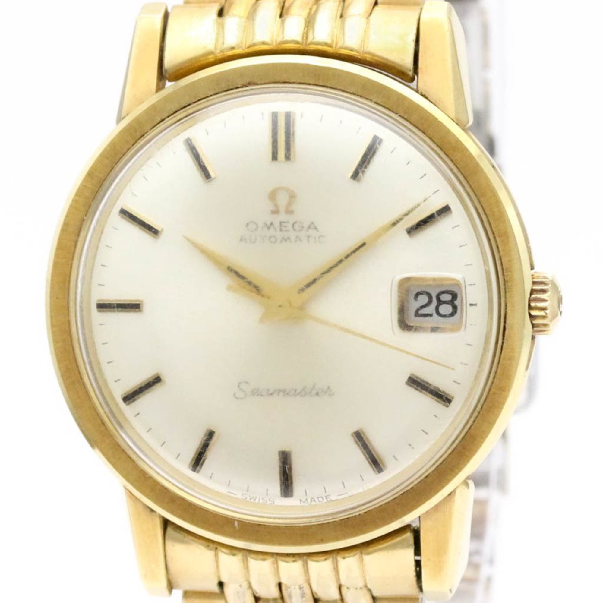 Vintage OMEGA Seamaster Cal.565 Gold Plated Automatic Watch 166.003 BF555117