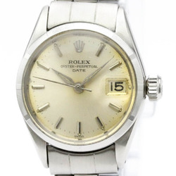 Vintage ROLEX Oyster Perpetual Date 6519 Steel Automatic Ladies Watch BF555758