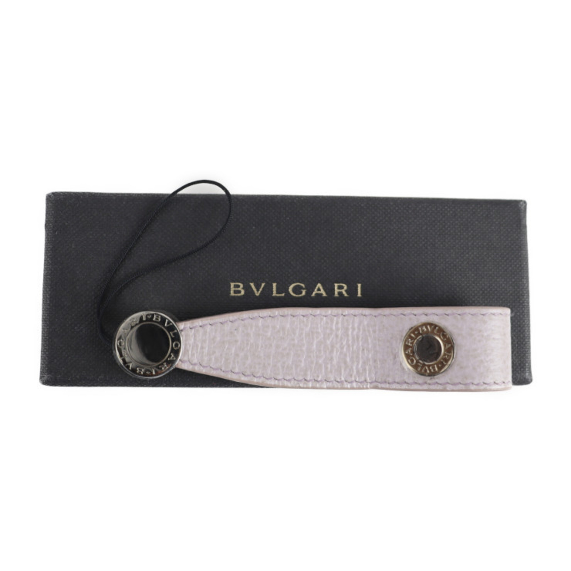 BVLGARI Bvlgari Strap Leather Metal Pink Silver Phone