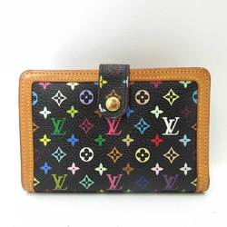 Louis Vuitton Wallet Portefeuille Viennois Black Mini Bifold Clasp Ladies Monogram Multicolor M92988 LOUIS VUITTON