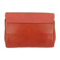 LOEWE Loewe Velazquez Twist Clutch Bag Leather Vermillion Series Second