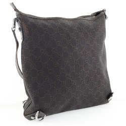 Gucci Abbey 268642 GG Canvas Brown Women's Shoulder Bag
