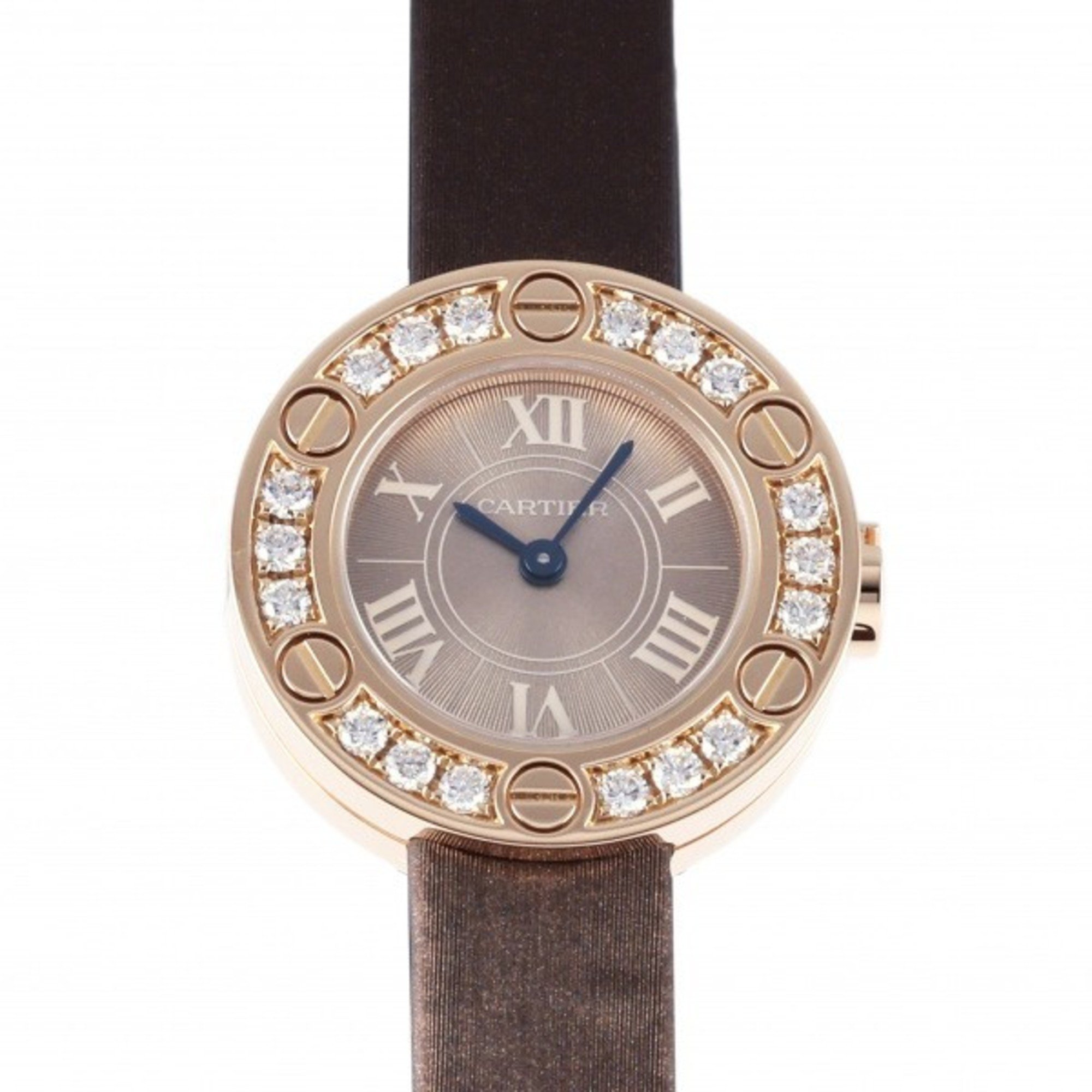 Cartier WE801331 brown dial watch ladies