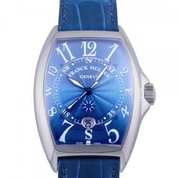 Frank Muller FRANCK MULLER tonneau curvex 7080SCDTMARAC blue dial watch men's