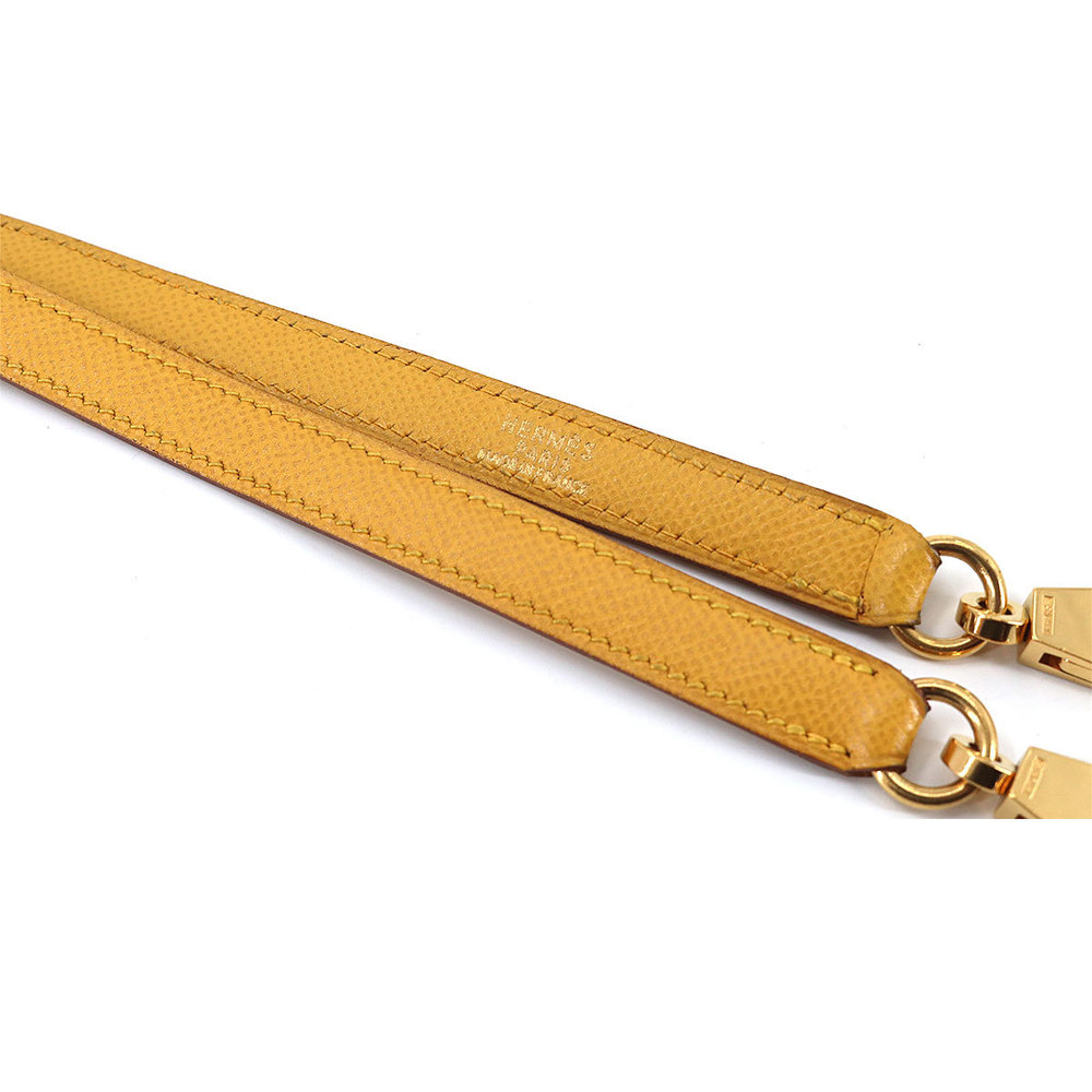 Hermès sport model shoulder strap in orange canvas and leather, gold metal  hardware for Hermès bags Cloth ref.197318 - Joli Closet