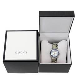 GUCCI Gucci quartz watch outlet python pattern 152.4 YA152401