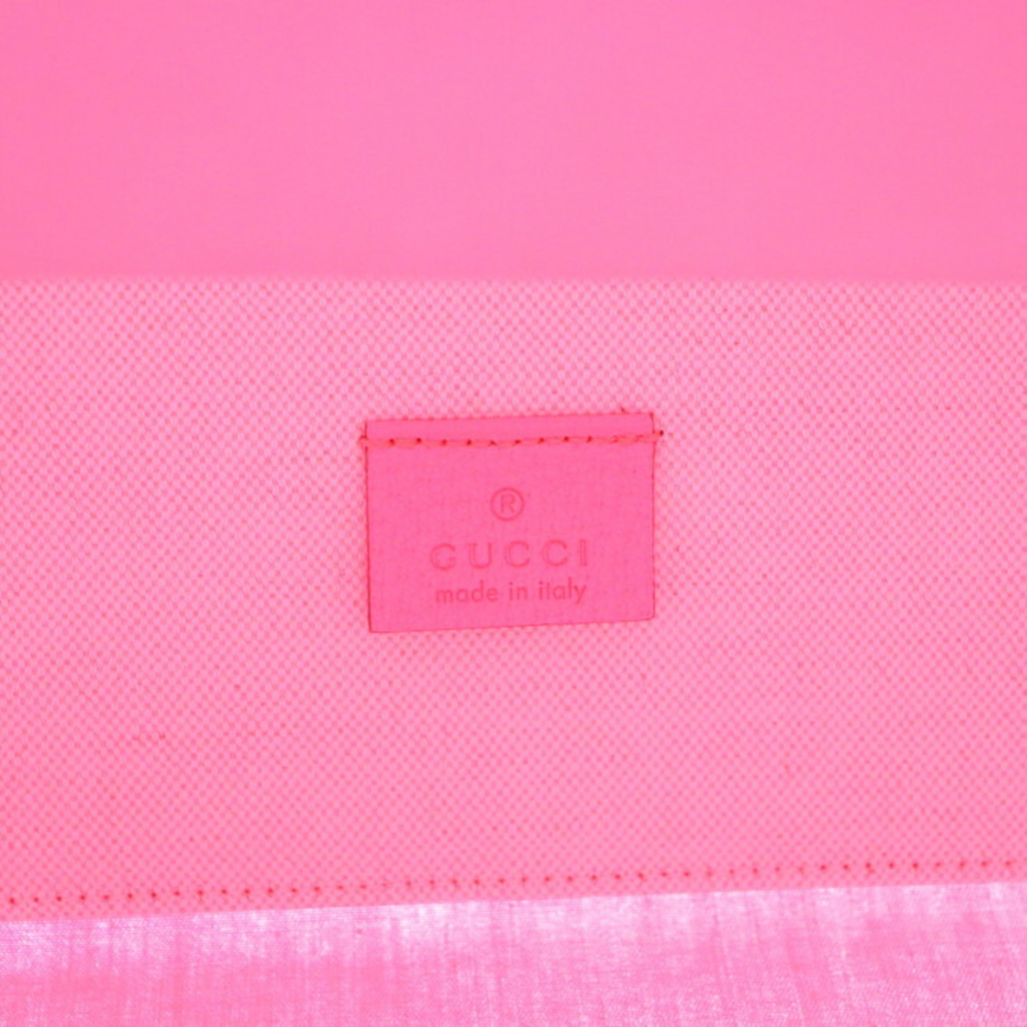 GUCCI Gucci logo print tote bag 575140 coated canvas pink